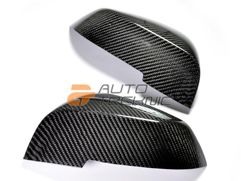 Dry pre-preg carbon fiber mirror covers - bmw f20 118i 120d f30 328i 335i e84 x4