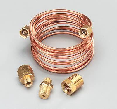 Vdo gauges 150856 gauge tubing copper 1/8" diameter 6 ft. long kit