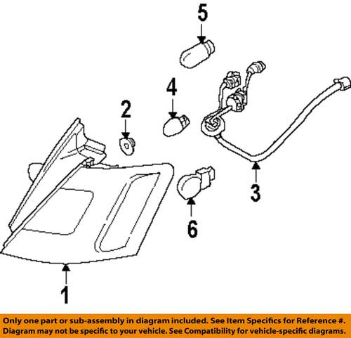 Ford oem bg1z13405a tail lamp assembly