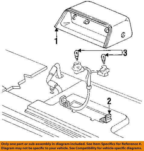 Ford oem d7tz13466a parking light bulb-park lamp bulb