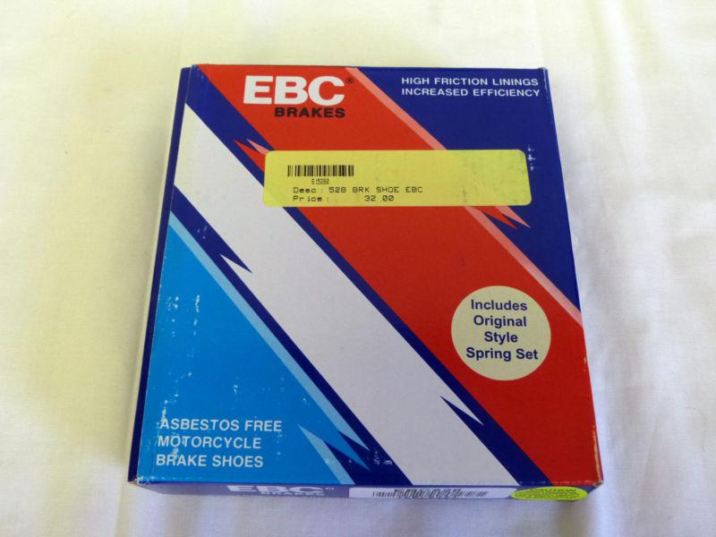 Brand new nos ebc - 528 - standard brake shoes