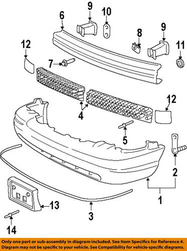 Ford oem 4w7z17757a front bumper-impact bar