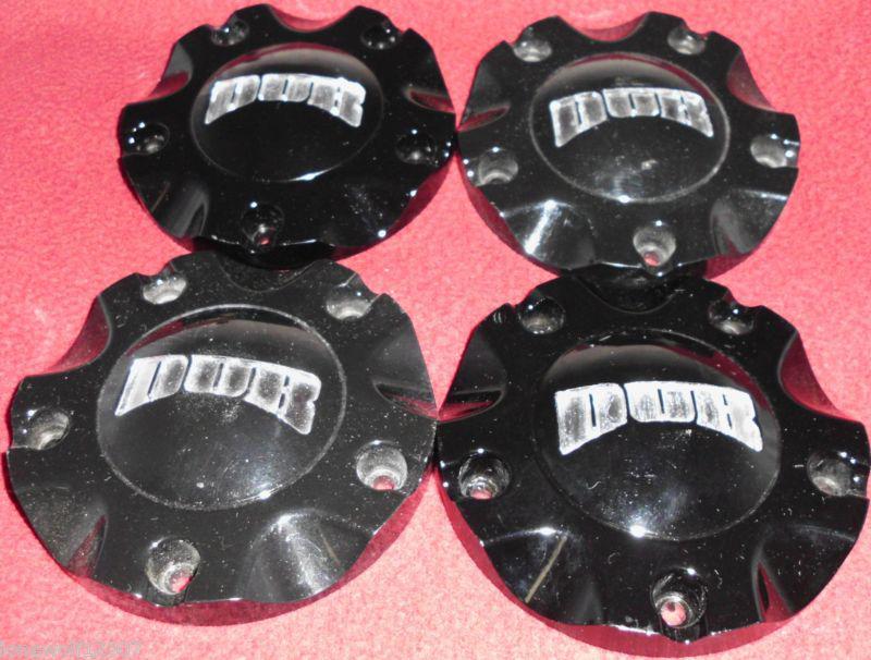 Dub wheels black custom wheel center cap caps set of 4