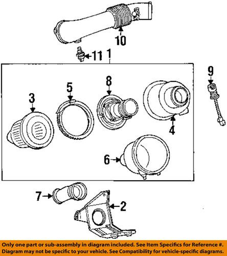 Ford oem yc2z-12b579-bbrm mass air flow sensor