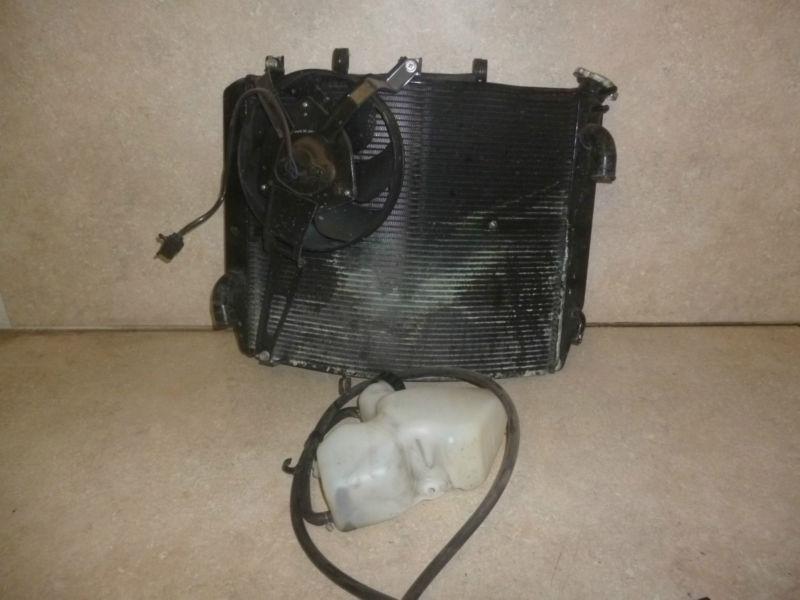 06-10 2007 kawasaki zx14r zx 14 zx14 radiator with fan cooling engine oem  #8318