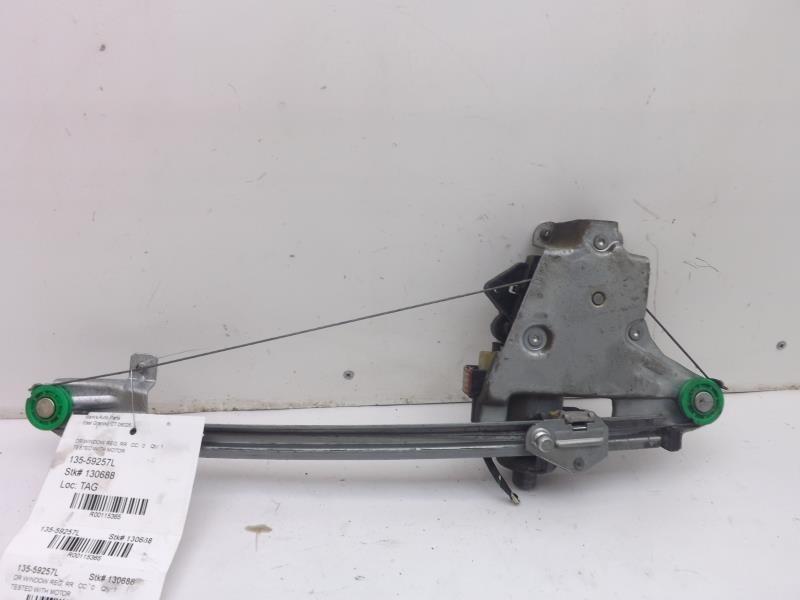 99-05 06 07 08 09 10 saab 9-5 l. re window regulator vin e 4th digit 115365