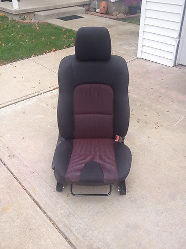 Mazda 3 seat cloth red & black passenger