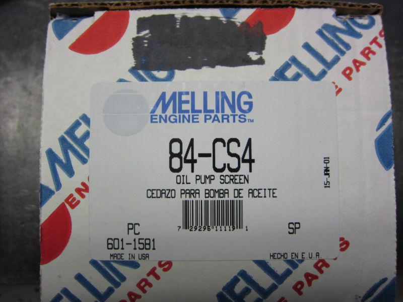 84-cs4s melling oil pump pickup tube ford