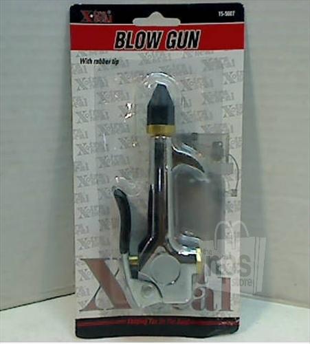 Xtra seal 15-5607 blow gun with rubber tip 30 psi max. 1/4" hose end thread new