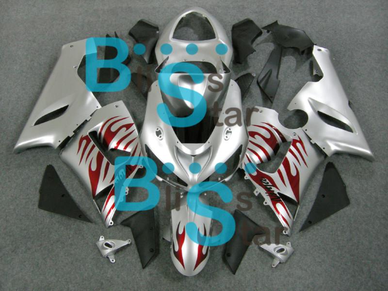 Injection mold fairing kit w13 fit for kawasaki ninja zx6r zx-6r 2005-2006 e22