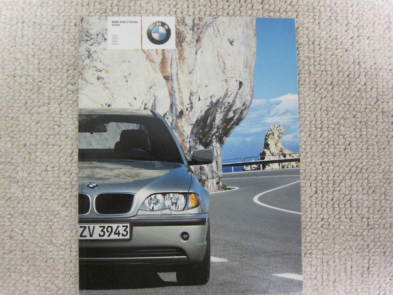 Bmw 3-series sedan sales brochure e46 2002 325i 325xi 330i 330 xi  usa