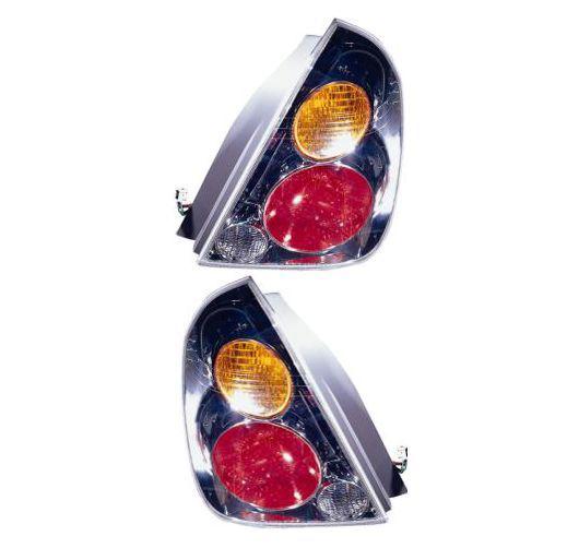 02-04 nissan altima outer taillamps taillights brake lights lamps pair set rear