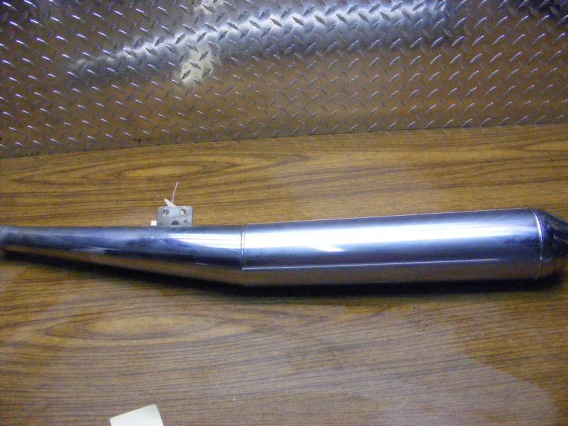 84 bmw r80rt muffler left side