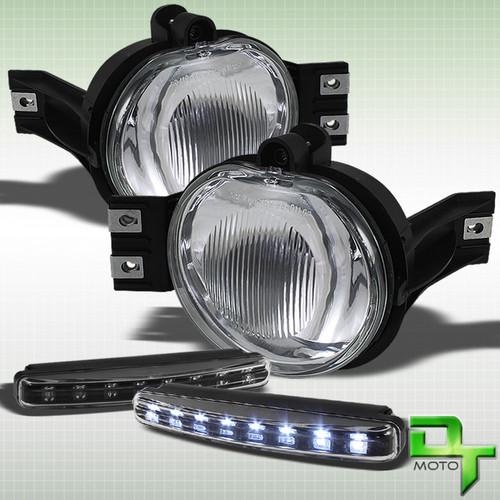 Replacement 02-09 ram 04-06 durange fog lights+switch+wiring set+led bumper lamp