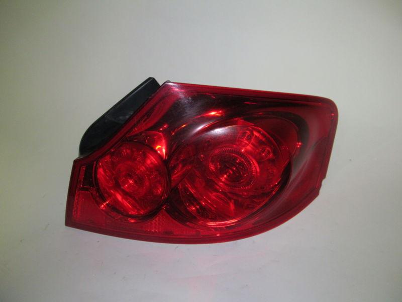 07 08 09 infiniti g35 sedan right oem tail light nice!