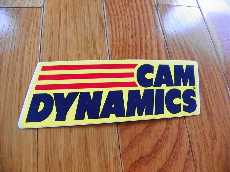 Cam dynamics sticker vintage 