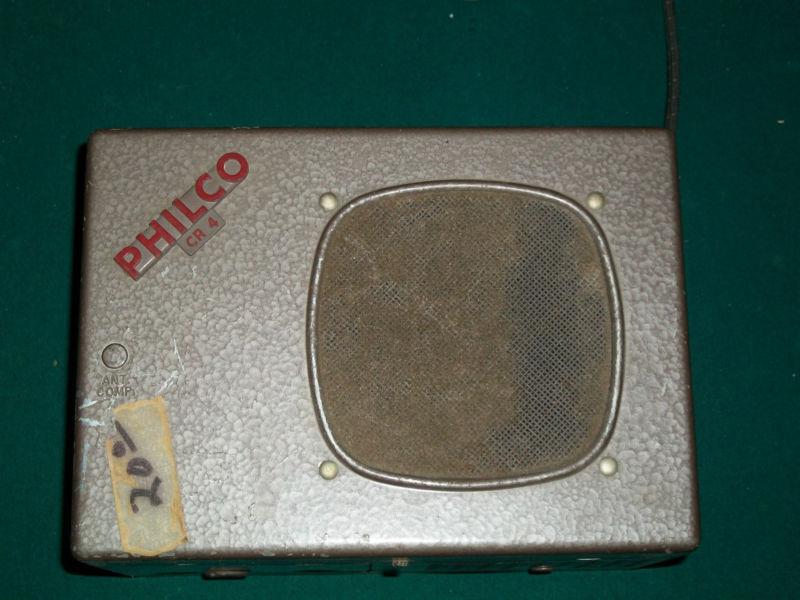 Vintage 40s philco cr 4 car radio speaker