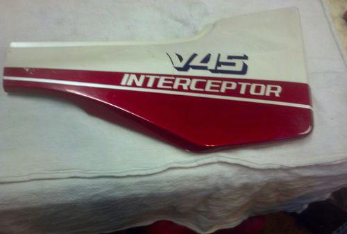 Honda interceptor vf 750 v 45 right side cover cowl 1983 - 85