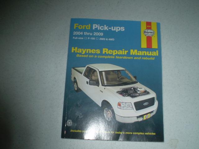 Ford pick-ups 2004-2009 haynes repair manual