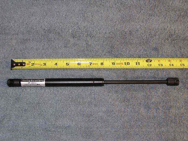 Heavy duty 24# 14" rv nitro-prop gas strut shock spring shell top cap lift arm