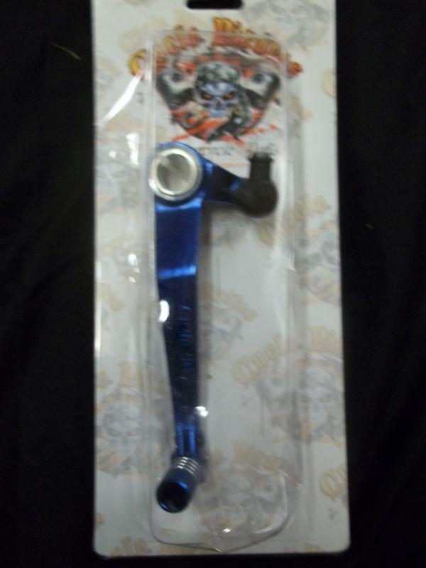 01 08 suzuki gsxr 1000 cycle pirates blue shifter lever