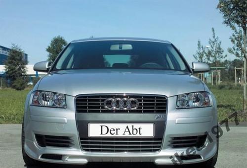 Audi a3 8p abt s-line look front bumper spoiler