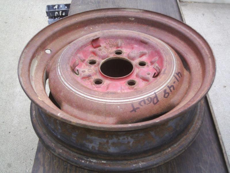 1941-48 pontiac wheel 16"