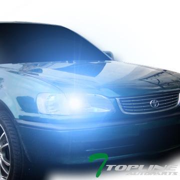 8000k hid xenon smoke head lights+depo clear signal corner lamps 98-00 corolla