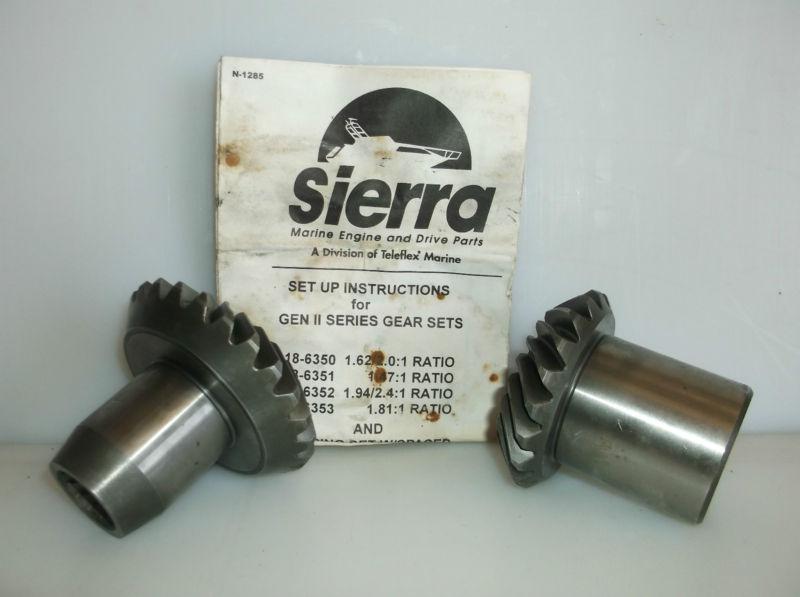 Mercruiser alpha one upper gear set gen ii 43-853642a2 new oem 1.94/2.4