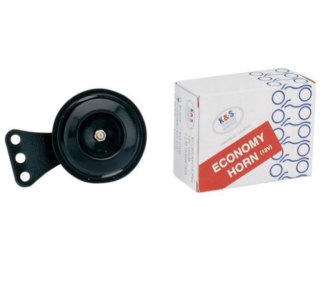 K&s economy motorcycle horn 12v 7cm black