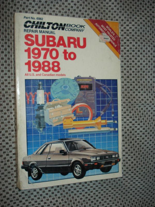 1970-1988 subaru service manual shop book 86 87 85 84 83 82 81 80 79 78 77 76 75