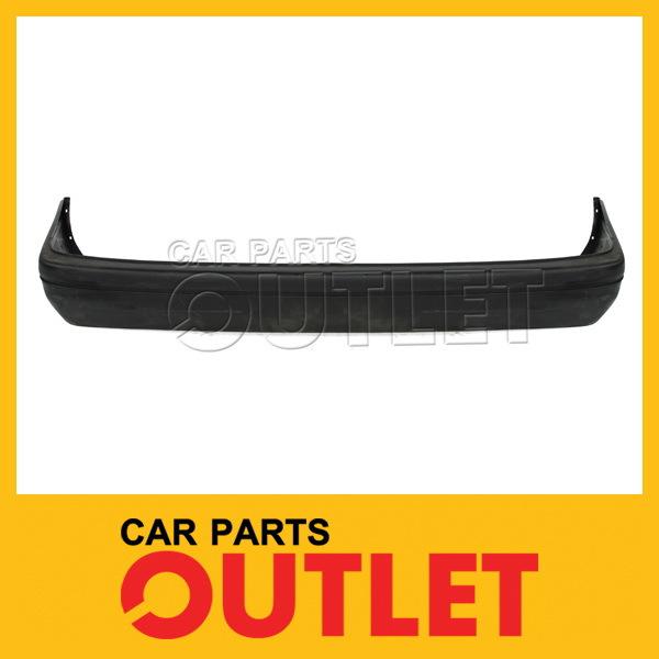 1987-1994 corsica rear bumper cover raw matte black facial plastic ltz 4/5dr h/b