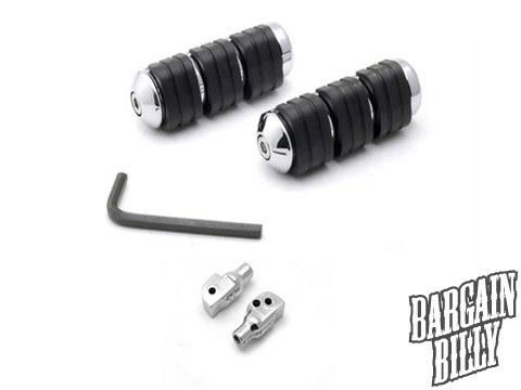 Yamaha rear foot pegs - vmax vstar road royal star virago stryker (1985-2012)