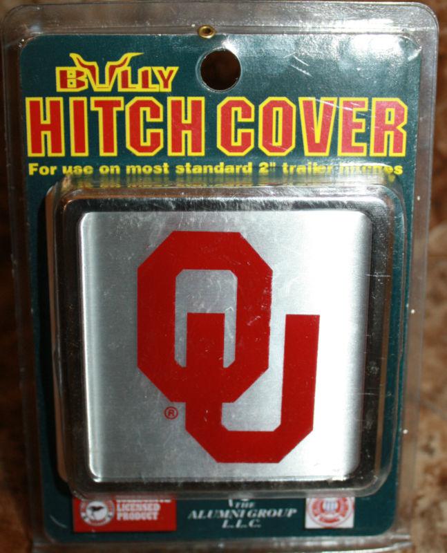 Bully 2" universal hitch cover oklahoma sooners officially licensed new in box 