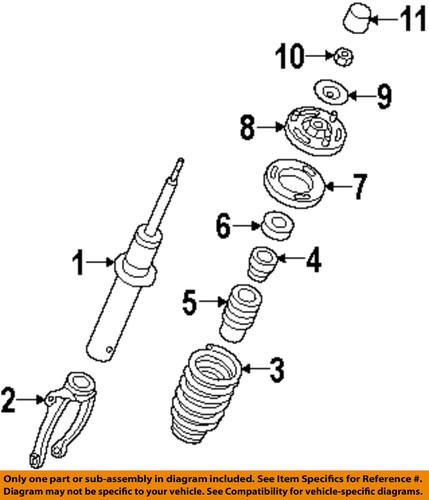 Hyundai oem 546823k000 front suspension-fork