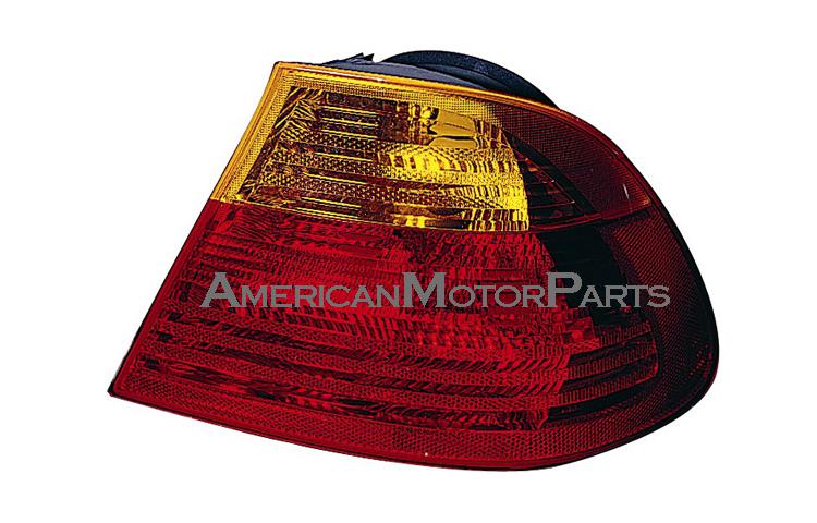 Passenger side replacement red/amber outer tail light 99-03 bmw e46 3-series 2dr