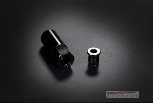 Gsp t5 black racing lug nuts 55mm 20 pcs m12 x 1.25 open/close end fit: subaru 