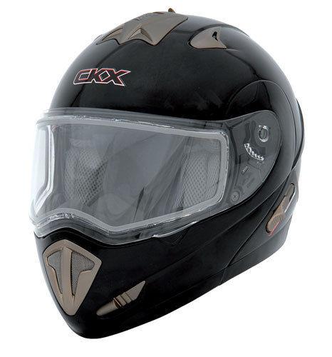 Ckx tranz rsv snowmobile helmet solid black 4xl