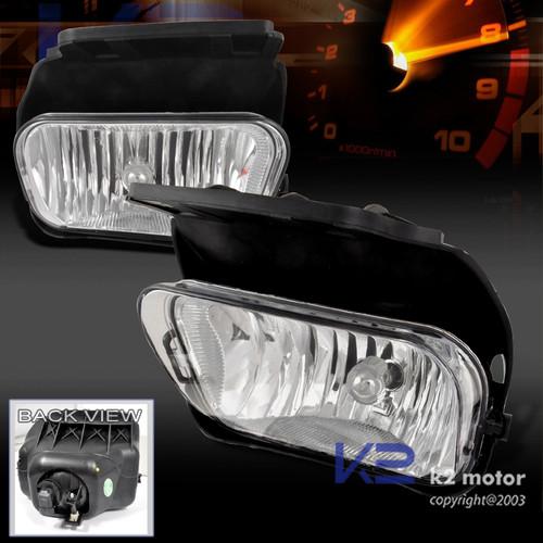 2002-2006 chevy avalanche clear bumper fog lights+switch wiring