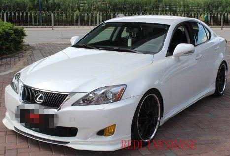 09-10 lexus is250/is350 4dr f-sport pu front bumper lip 