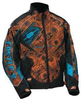 Castle x youth boys switch jolt orange warm snowmobile jacket-xs - s - l - new