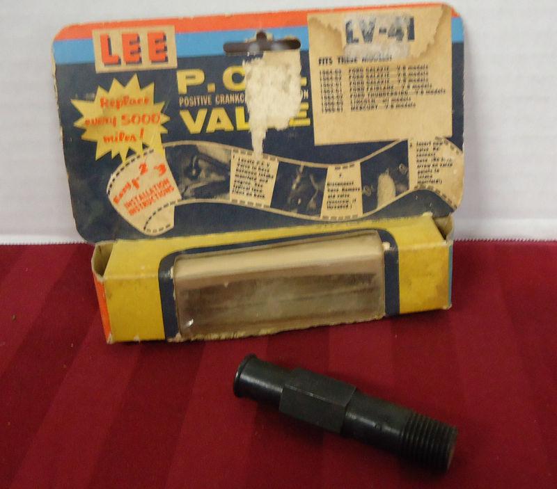 Lee p.c.v. valve for ford galaxie, thunderbird, lincoln, mercury