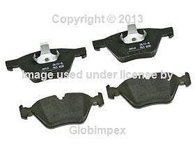 Bmw genuine front brake pad pads e60 525i sedan oem + 1 year warranty