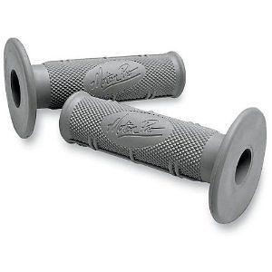 Motion pro dirtcontrol grips half-waffle, gray, fits 7/8 bars and throttle tubes