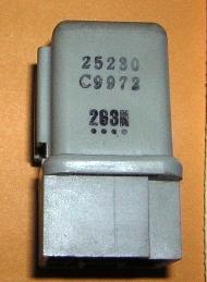 Nissan - relay - niles japan 25230 c9972 5 - gray 6 prong - qty 1