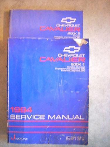 1994 94 chevy chevrolet cavalier shop service repair book manual