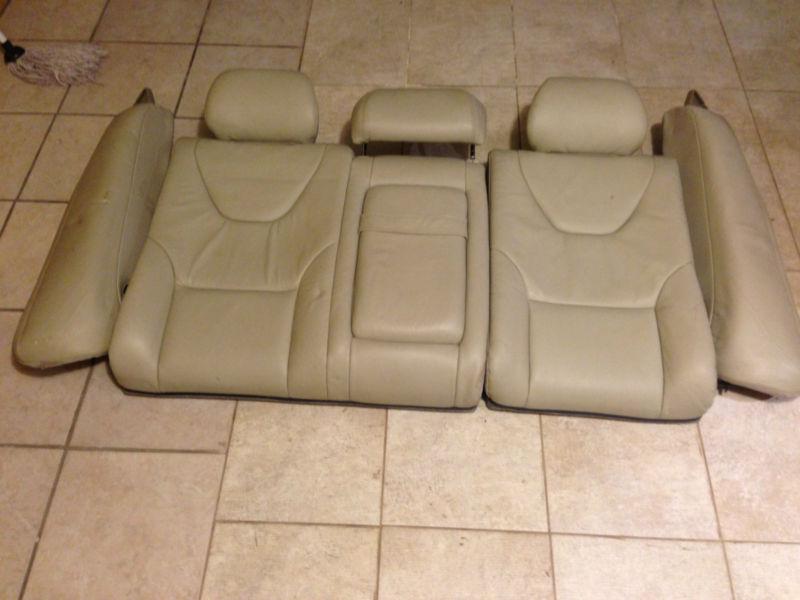 01 02 03 04 05 06 volvo s60 left and right pads rear seat seats back tan leather