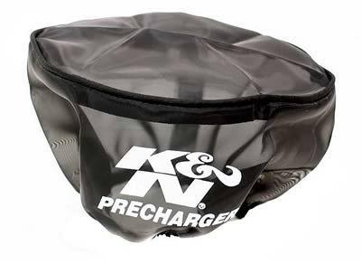 K&n air filter wrap precharger black round universal 3.00" heightx5.50" dia ea