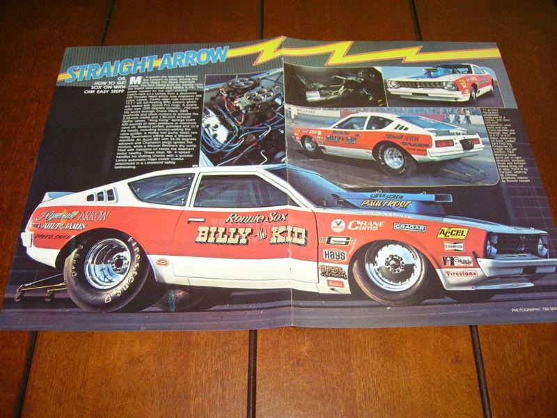 1977 ronnie sox --billy the kid-- pro stock race car