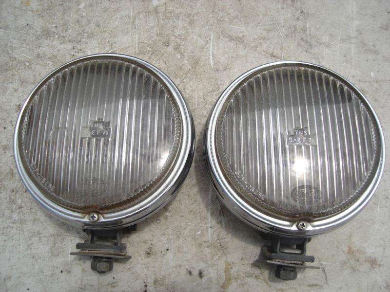 Hella fog light lights driving round lamp lamps mercedes porsche 111 113